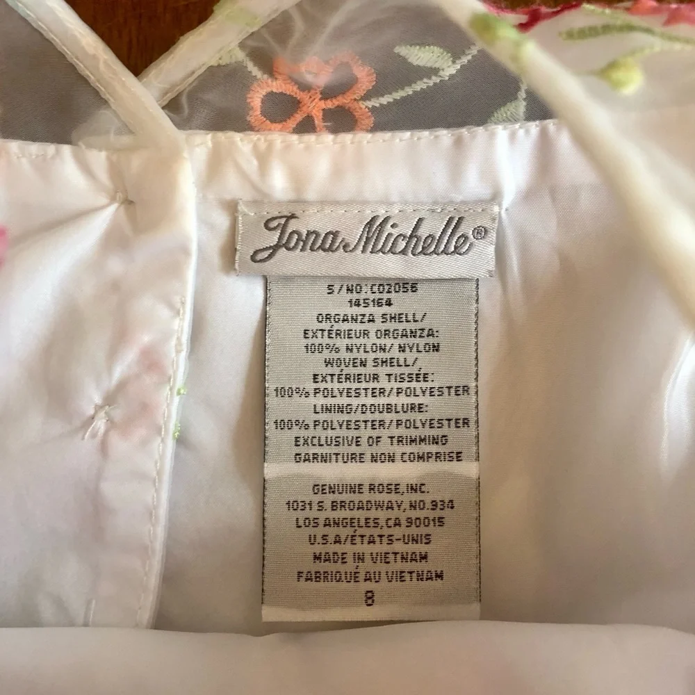 Jona Michelle Special Occasion Kid’s Party Dress - size 8 - Picture 9 of 10